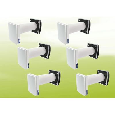 6x Blauberg Vento Expert DUO A30-1 S10 W V.2 Lüftungsset - 6xLB10422.6