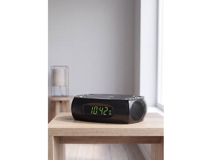 Karcher CD-/Radiowecker, Schwarz