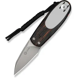 Civivi, Mehrzweckmesser, Nóż Purr Nitro-V Orange Black & White G10