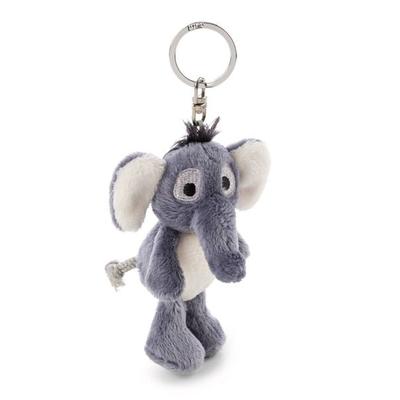 NICI 62732 - Wild Friends, Elefant El-Flora, Schlüsselanhänger, 10 cm, GREEN