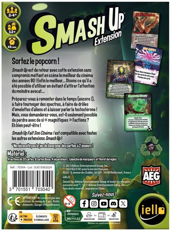 iello Extension Fait son Cinéma - Smash Up