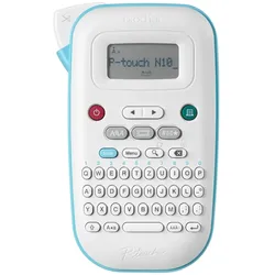 Brother PT-N10, Beschriftungsgerät, Blau, Weiss