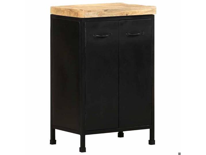Brun Buffet 47x35x76 cm Bois de manguier brut - Meuble Rangement LV28439