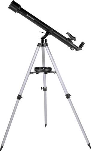 Bresser Optik Stellar 60/800 AZ Linsen-Teleskop Azimutal Achromatisch Vergrößerung 40 bis 600 x