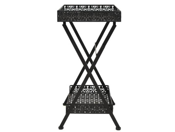 {January Sale}Petite table basse - Table à café industrielle Table de salon - Table à thé pliante Style vintage Métal 58x35x72cm No