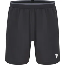 Macron, Herren, Sporthose, Diego (S), Schwarz, Silber