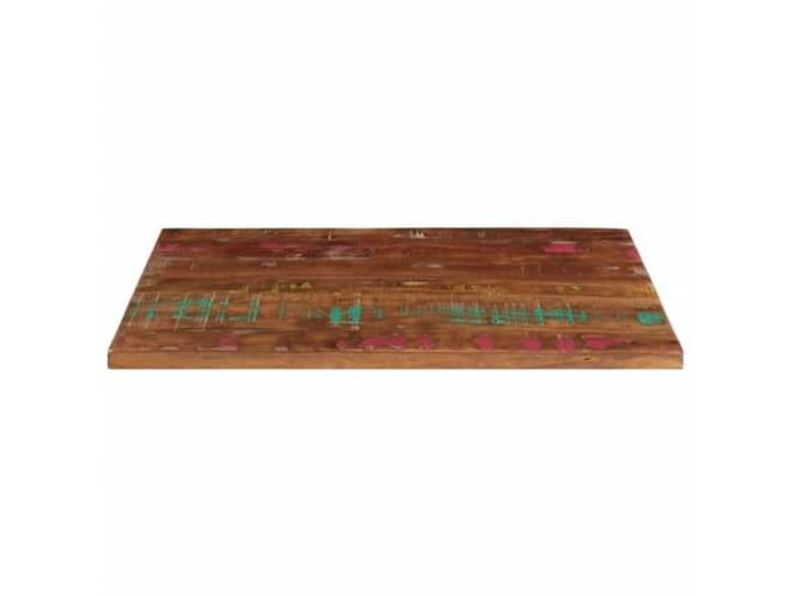 KTHLBRH Rechteckige Tischplatte 90 x 60 x 3,8 cm Massivholz Recupero Rustikales Design, leicht zu reinigende Oberfläche, einzigartige Mischfarbe, ideal für Zuhause und Büro