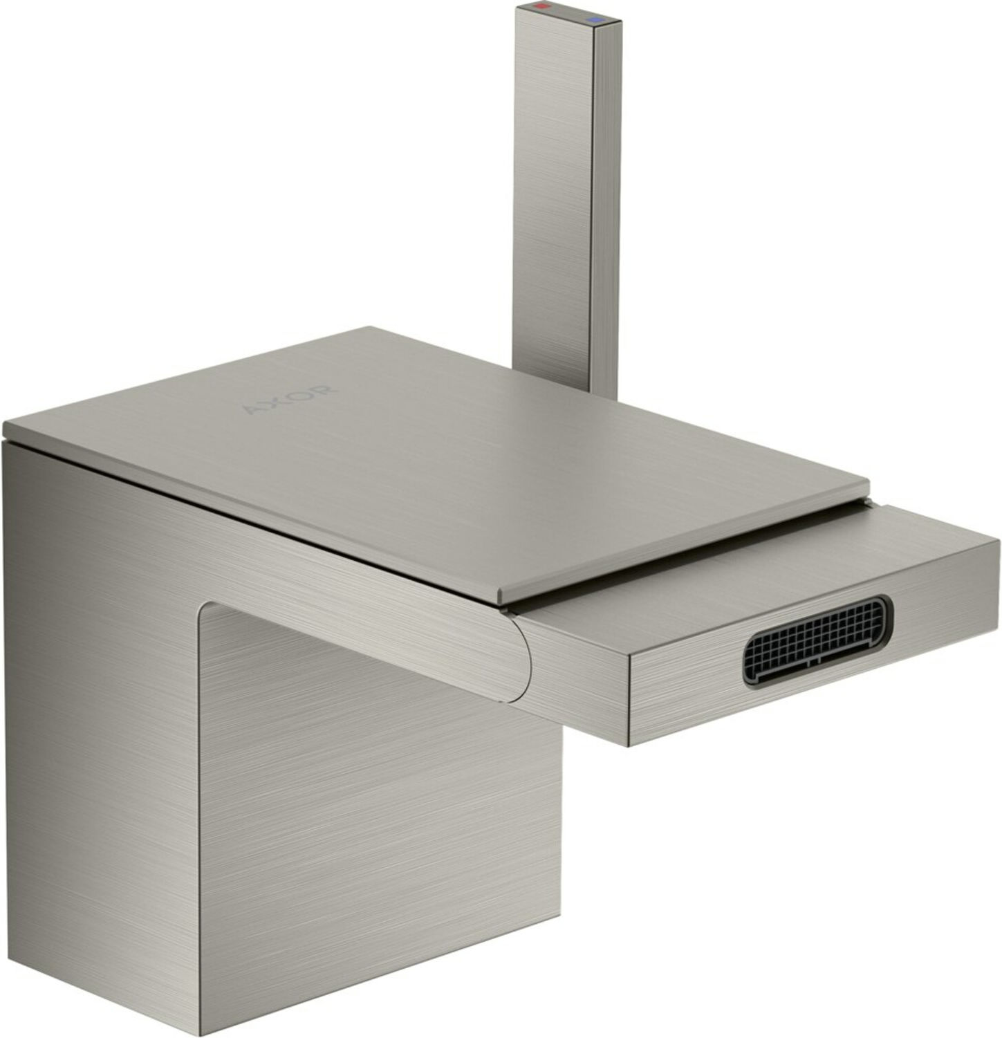 Hansgrohe Platte Axor MyEdition 117x82mm, Edelstahl-Optik, Metall (47905800)