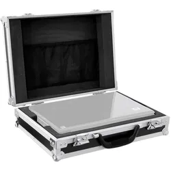 Roadinger Laptop-Case LC-15 maximal 370x255x30mm, Audio Racks + Cases, Schwarz, Silber