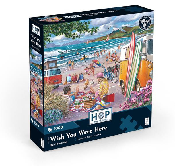 House of Puzzles Wish You Were Here Puzzel - 1000 stukjes