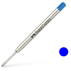 Faber-Castell Kugelschreiberminen 148743, Metallgroßraummine, Stärke B, blau