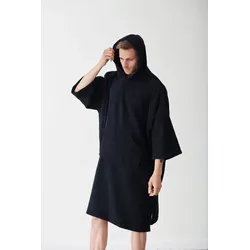 Towel City Frottee-Poncho TC810 black one size