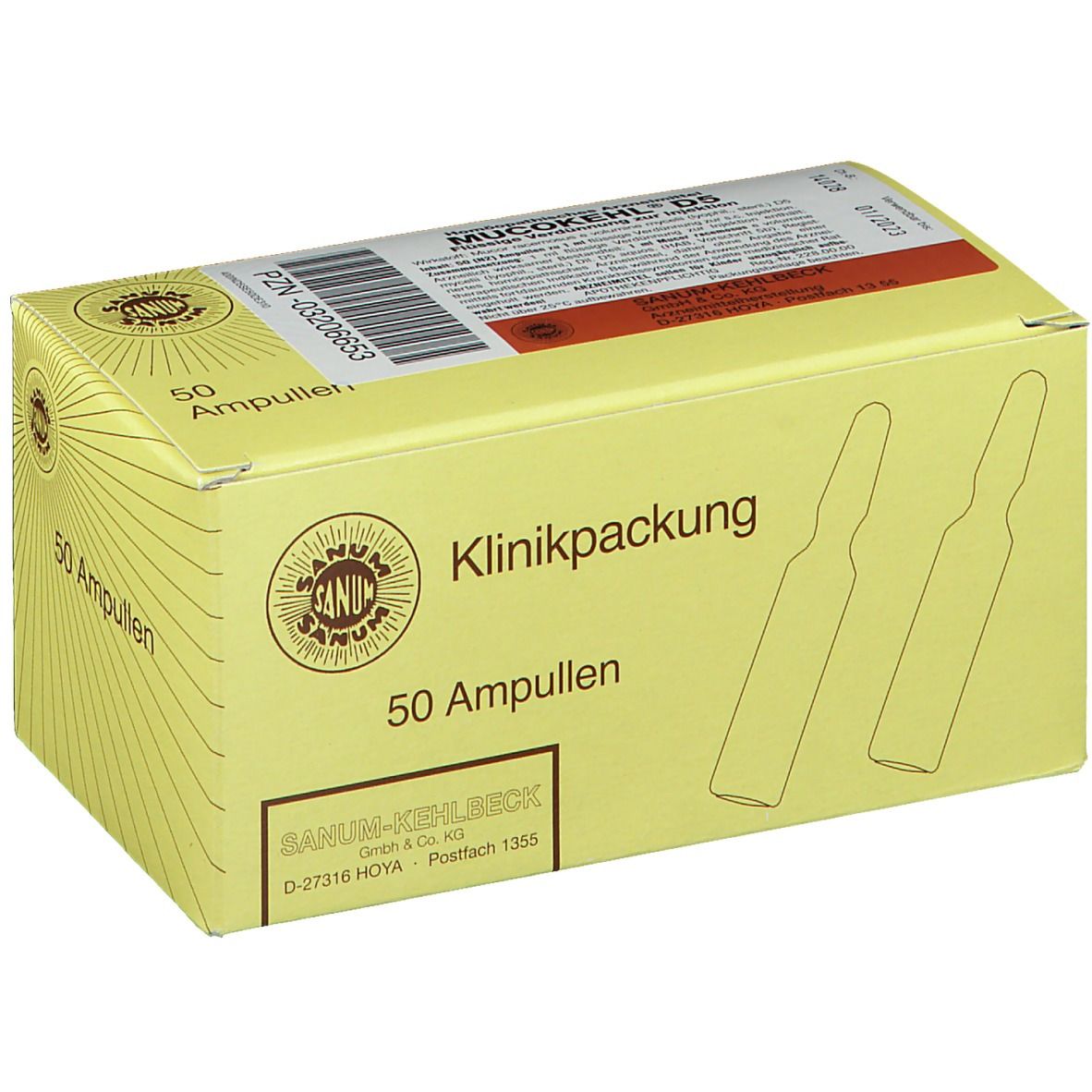 Mucokehl D 5 Ampullen 50x1 ml