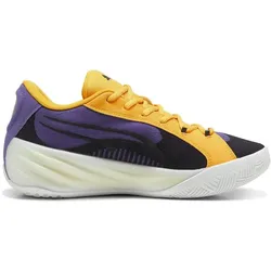 Puma, Unisex, Hallenschuhe, All-Pro NITRO (40), Violett, Mehrfarbig, Weiss, Gelb