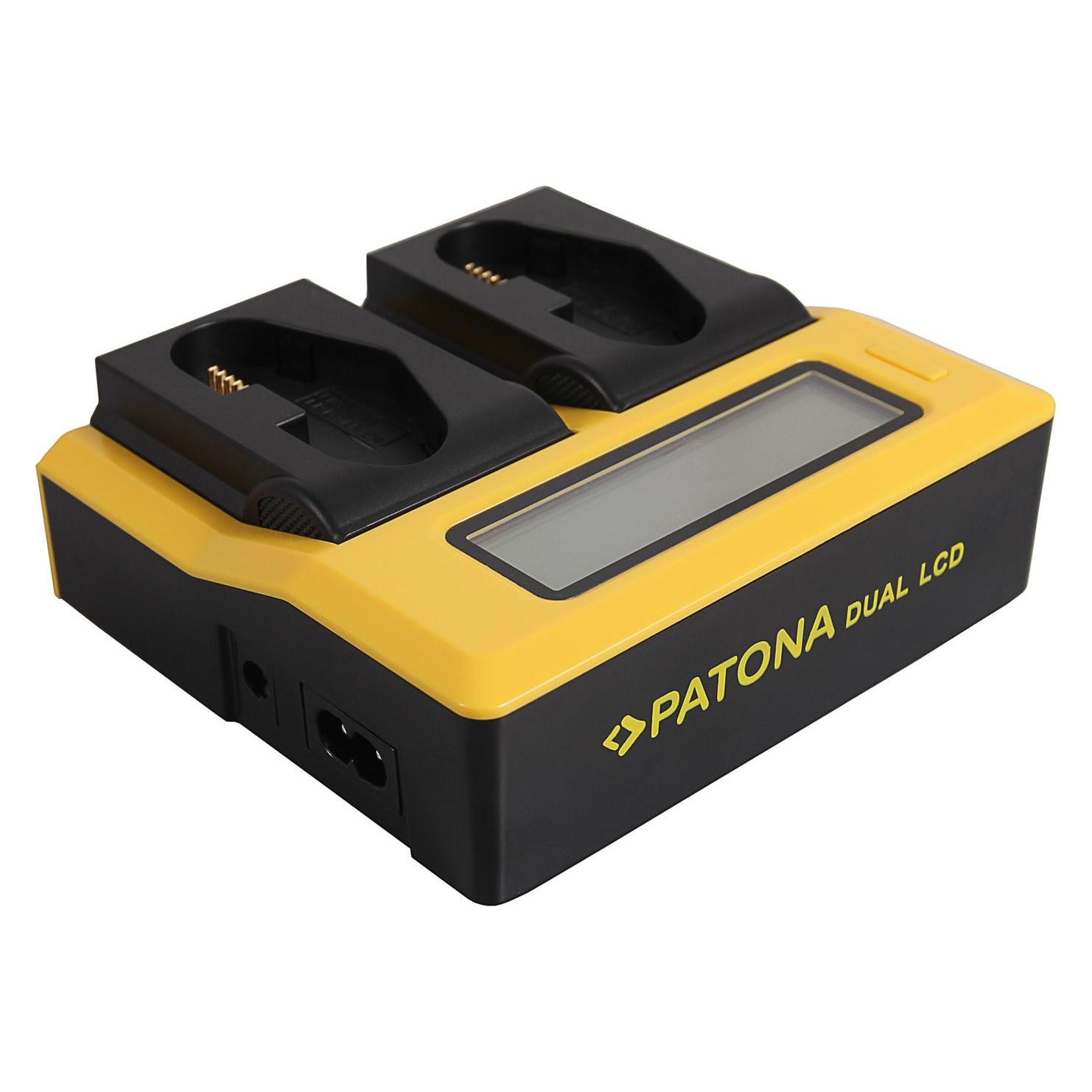 Patona Dual LCD USB Ladegerät f. Canon LP-E4 LP-E19 EOS 1D 1DS Mark III 1D Mark IV 1DX Mark II (Kamera Akku Ladegerät) (34683709)