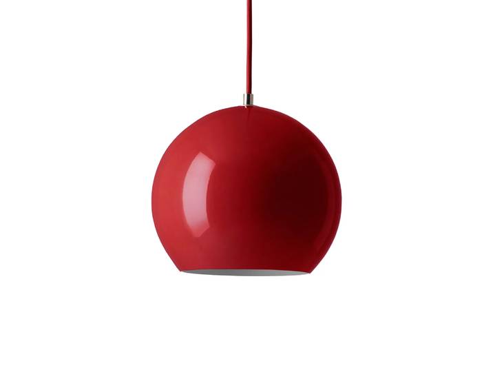 &Tradition Topan VP6 Pendelleuchte Vermilion red