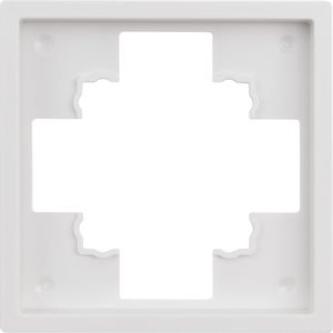 McPower Steckdosenrahmen Shallow, 1-fach, weiß
