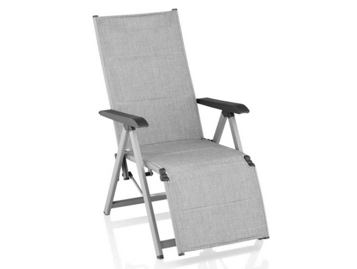 KETTLER Relaxsessel BasicPlus Padded Relaxsessel, silber / hellgrau