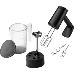 PHILIPS HR3781/10 5000 Series 5 Stufen mit Turbostufe, Handmixer Schwarz (500 Watt, 1 l)
