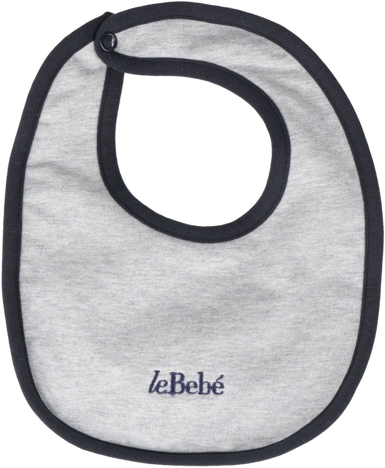 Le Bebé Babero Niño Gris -- Niño