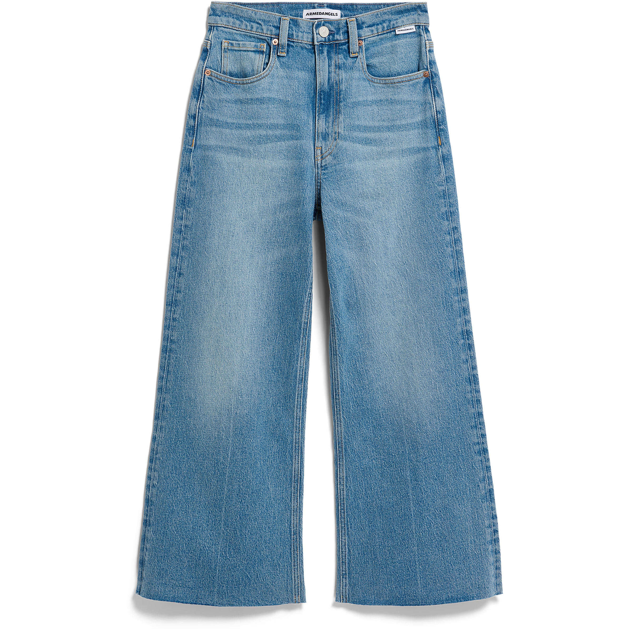 Armedangels Murliaa Cropped Wide Damen Jeans & Freizeithose blau Größe M Lifestyle Hautfreundlich