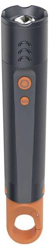 Hama LED-Taschenlampe "FLX350", Batterien, stoßfest, Aluminium, 4 Modi+SOS, Zoom 00228604 Taschenlampe 233g
