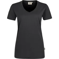 Damen V-Shirt "PERFORMANCE" 181 - XS - karbongrau