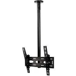 b-tech PRO Install BT8424 - Befestigungskit (Deckenmontage) (Decke, 50 kg, 39" - 65"), TV Wandhalterung, Schwarz