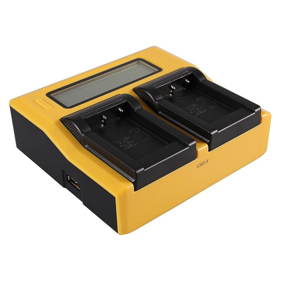 Patona Dual LCD USB Ladegerät f. Aiptek Ordro NP-170 084-07042L-062 AHD 2 AHD H23 CB-170 Ordro (Kamera Akku Ladegerät) (34677498)
