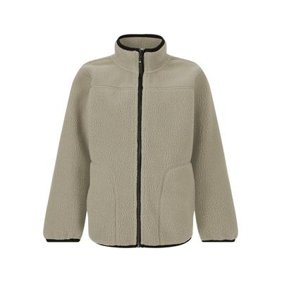 Fleecejacke ZIGZAG "Root", Jungen, Gr. 152, beige (hellbeige), 100% Polyester, unifarben, normal, ohne Ausschnitt, Jacken Fleecejacke, mit atmungsaktiver Eigenschaft
