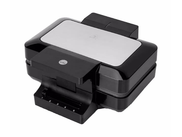 Wilfa Waffle Maker Belgian Waffeleisen – Waffeleisen/Brezeleisen – edelstahl / schwarz