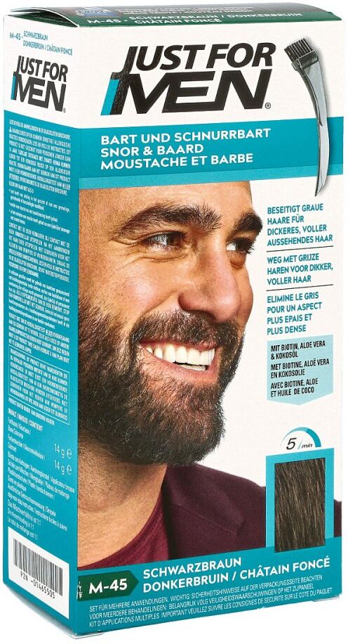 Just for men Brush in Color Gel schwarzbraun