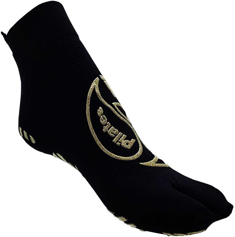 R-evenge Calzino Tecnico 1 Finger Nero/Oro Small (34-37)
