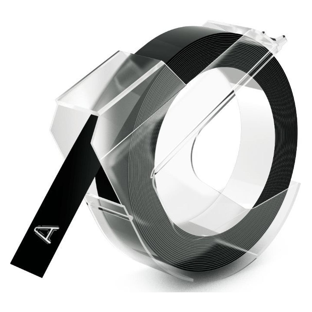 Dymo Prägeband 3D (0.90 cm, Weiss) (520109)