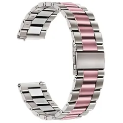 König Design Sport Ersatz Armband für Huawei Watch GT 3 42mm Edelstahl Band Loop Ersatz Neu (Edelstahl), Uhrenarmband, Silber