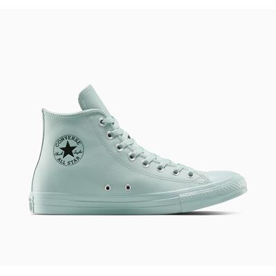 Sneaker CONVERSE "CHUCK TAYLOR ALL STAR", Herren, Gr. 37,5, mountain teal, schwarz, mountain teal, Leder, Schuhe Sneaker, wasserabweisend