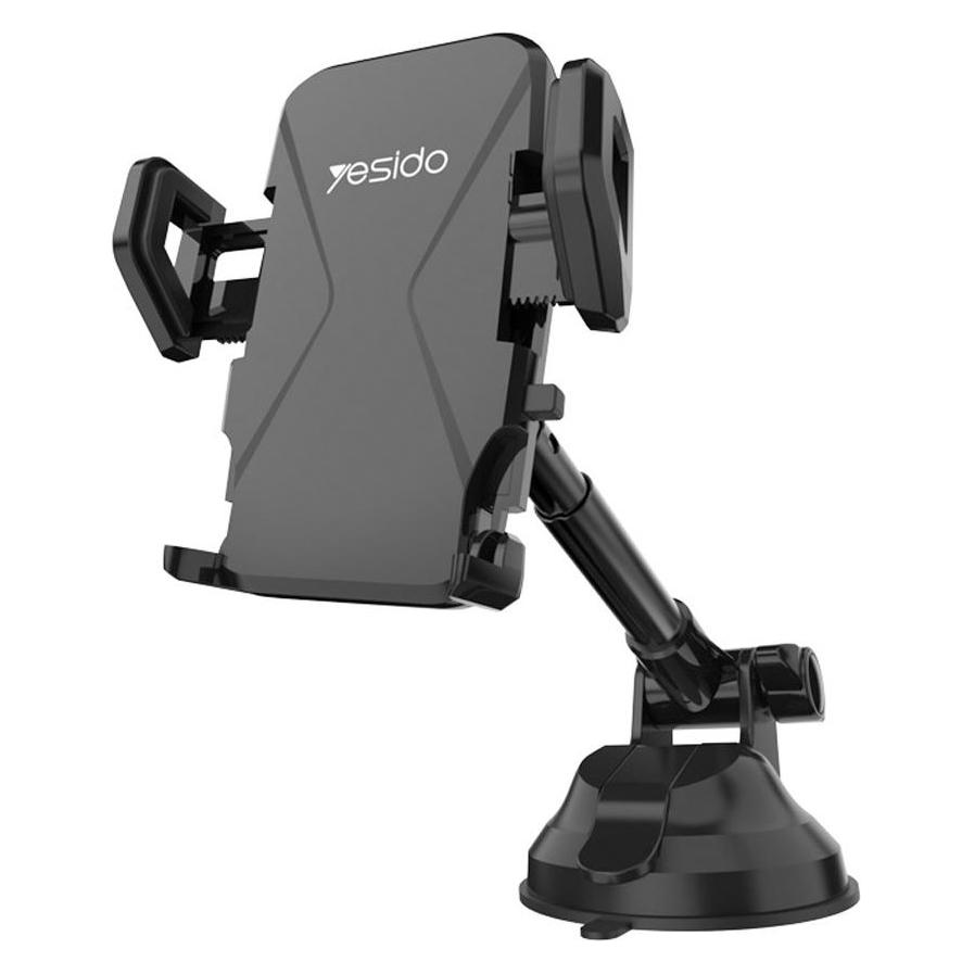 Yesido - Car Holder (C40) - Extendable Arm for Dashboard, Windshield - Black (56338156)