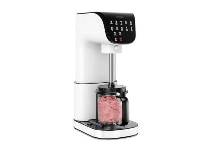 Klarstein Velaire Eismaschine – 500-W-Eismaschine, 3 Behälter à 0,6 l (insgesamt 1,8 l), 10 Programme, Touch-Display, Frozen Yoghurt & Sorbet