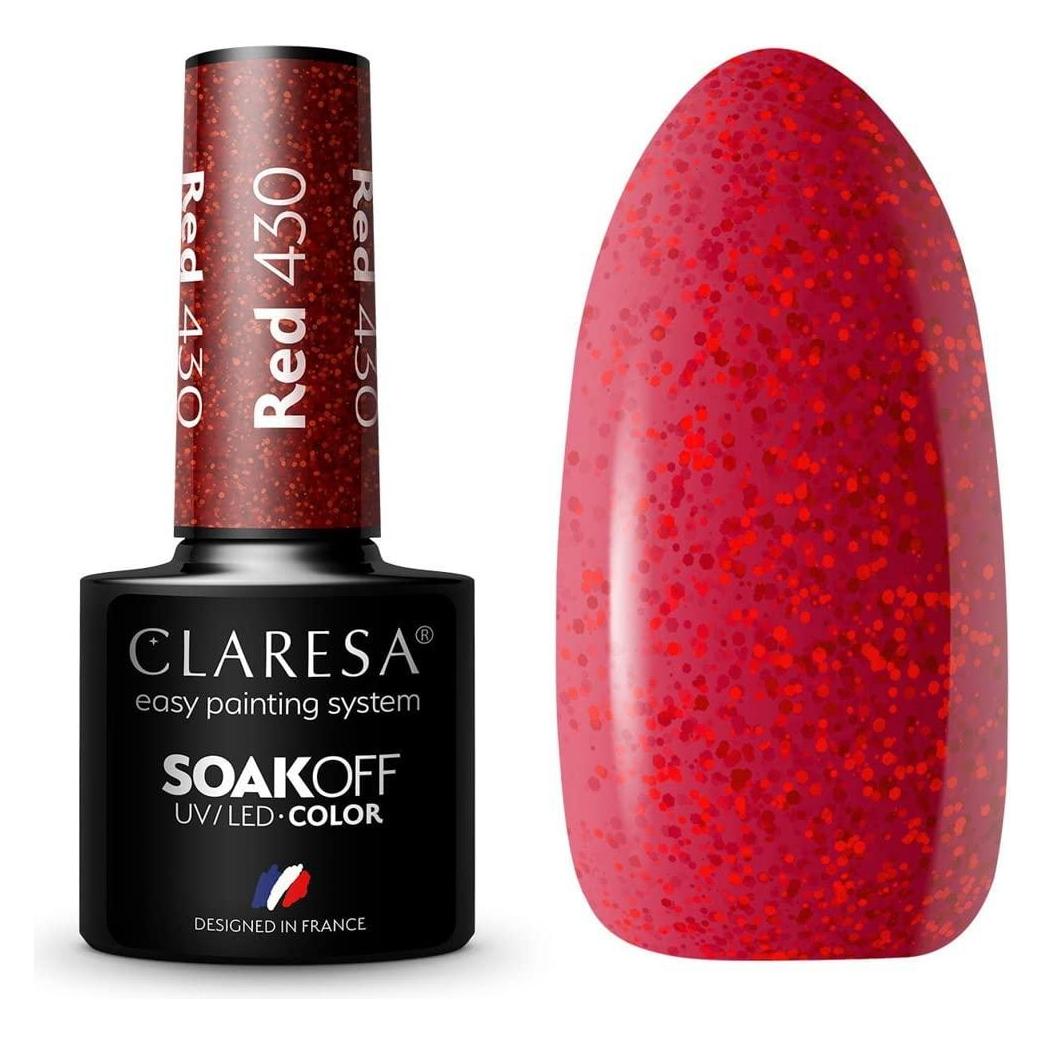 Claresa 430 RED UV Nail Polish 5ml (430 RED) (42602123)