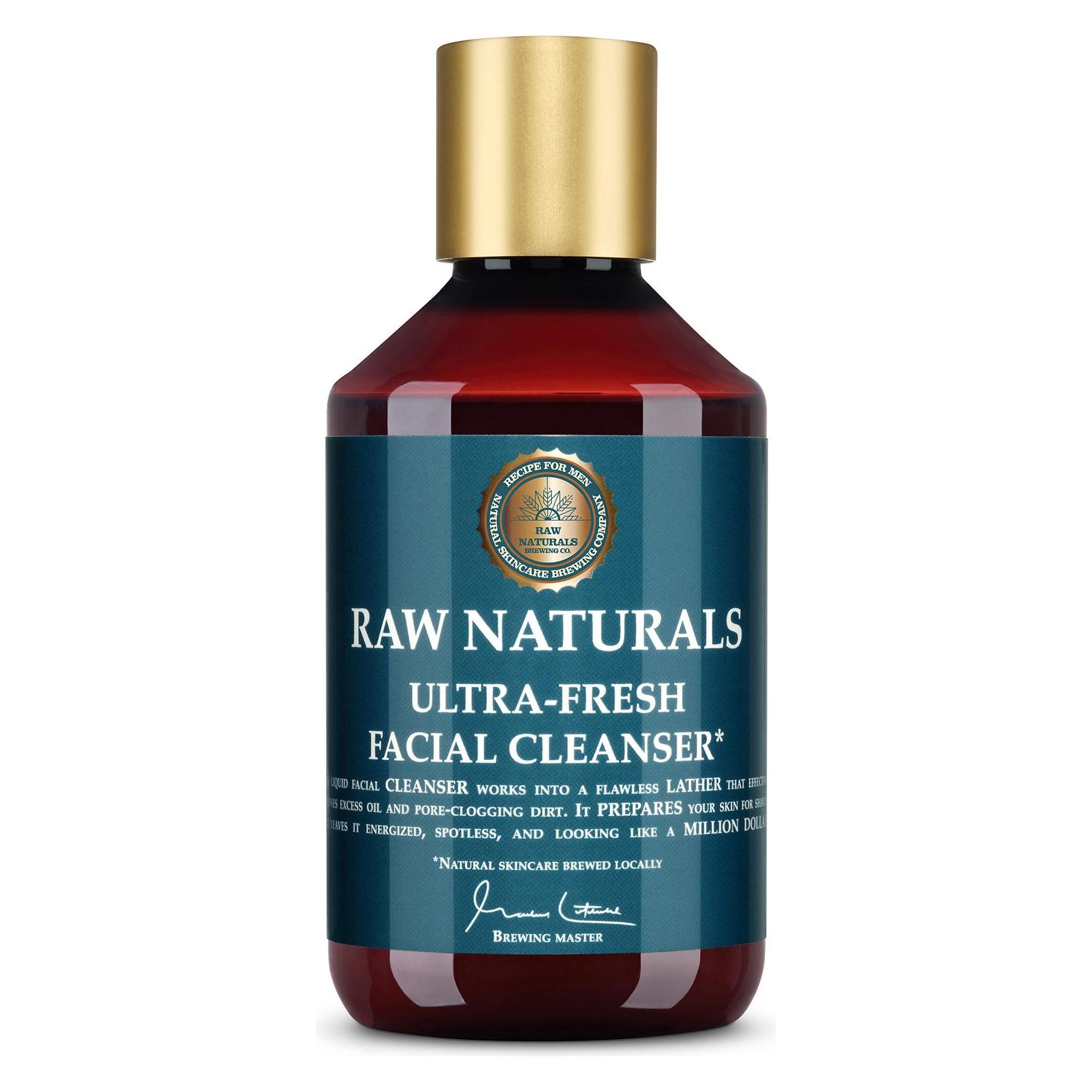 Raw Naturals Face Cleansing Fluid Glacier Water (Reinigungstücher Gesicht, 289 g) (12346)
