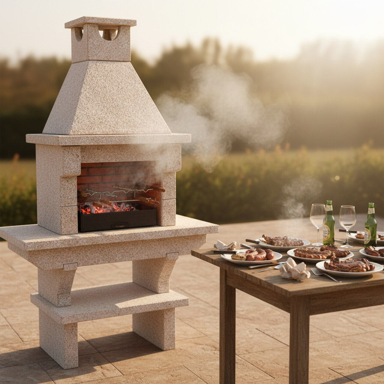 My-Barbecue Churrasqueira em Granito de Portugal GR52F