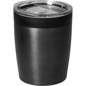 Böttcher-AG Thermobecher Medano, grau, hält 3 h warm, Edelstahl / Kunststoff, 280 ml