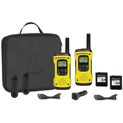 MOTOROLA T92 - PMR Funkgerät, 2-er Set, IP67, gelb/schwarz