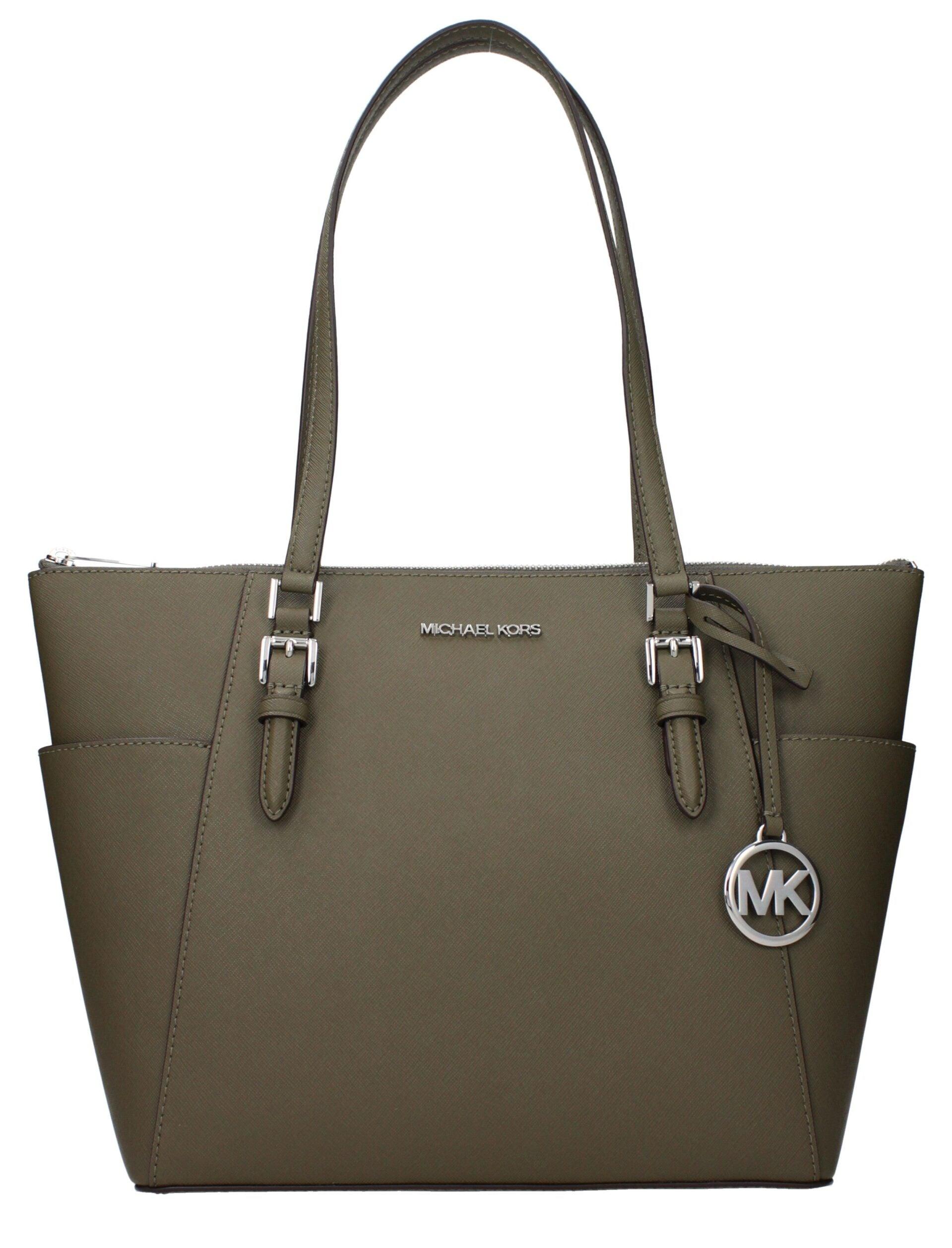 Michael Kors Schultertasche aus Leder in Grün