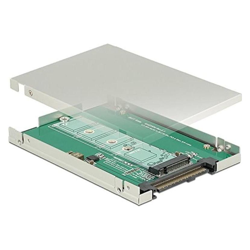 Delock M.2 zu U.2 Gehäuse 2.5" 9.5mm (62710)