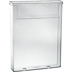 Prospektbox wetterfest mit Deckel, Polystyrol, transparent, robust, Taymar A4, PS