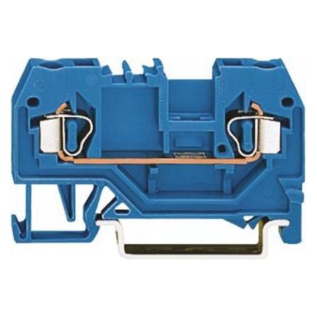 Wago 2 conductor terminal block 32A blue (281-904)