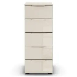 Kommode Flipp Glas Beige Champagner