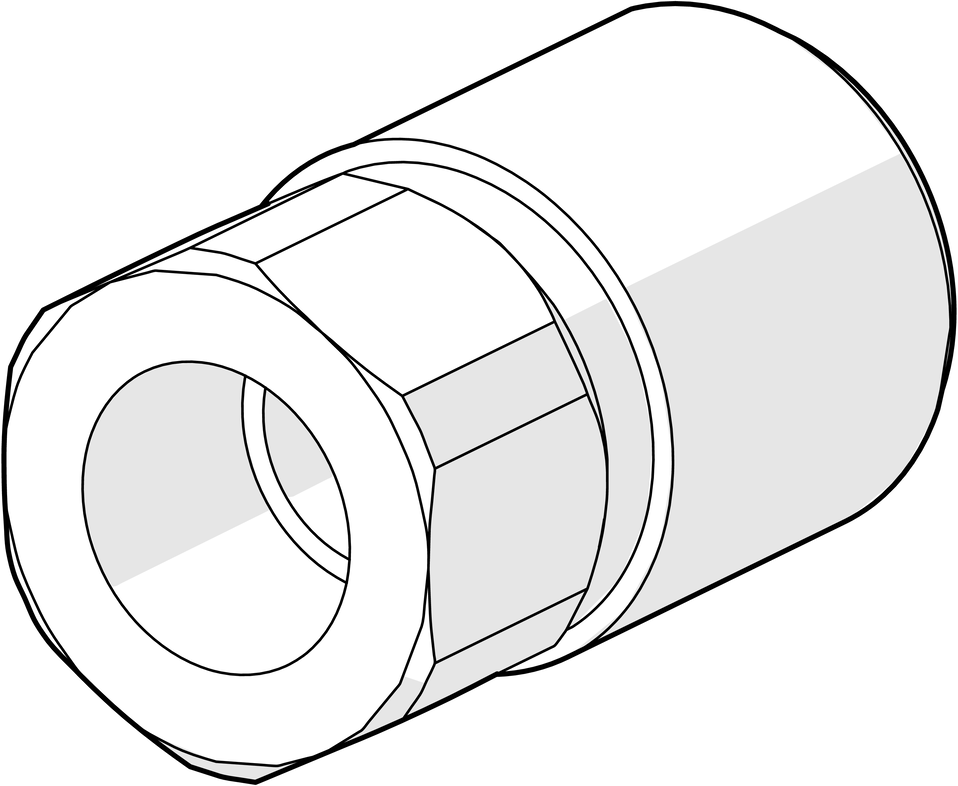 Hansa écrou de tube M8x1 Sw13 59904766