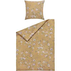 Bettwäsche LARA Satin (BL 135x200 cm) - gelb - BL 135x200 cm